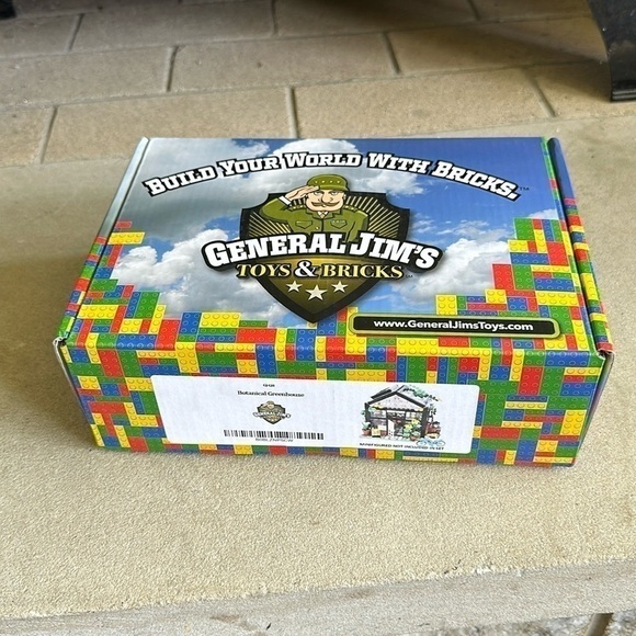 General Jim’s Toys & Bricks botanical greenhouse connecting brick set - Picture 1 of 11